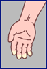 tip of the finger